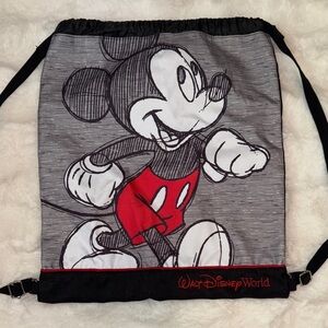 Disney Mickey Mouse Black and Red Backpack